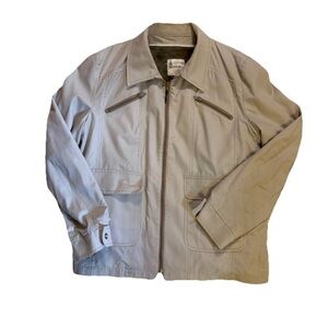 London Fog Men’s Vintage  Jacket Size 46XL USA With Zipper Lining